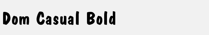 Dom Casual-Bold