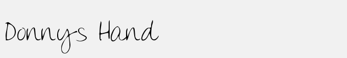 Donnys Hand