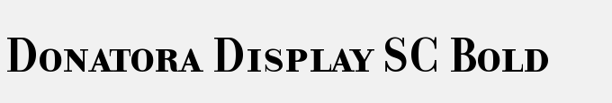Donatora Display SC Bold