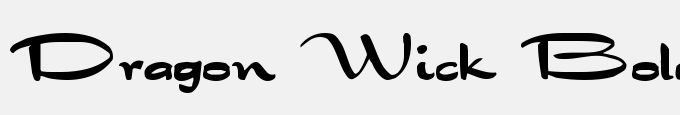 Dragon Wick Bold
