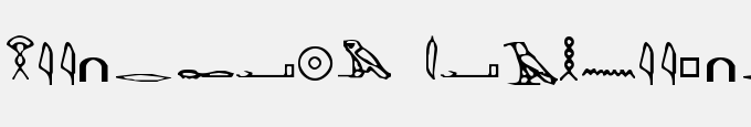 Egyptian Hieroglyphics