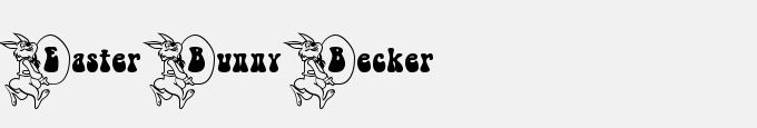 Easter Bunny Becker