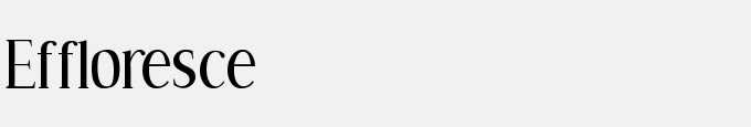 Effloresce