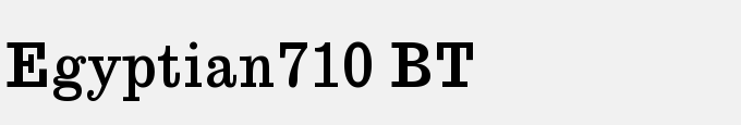 Egyptian710 BT