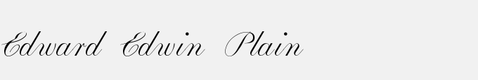 Edward Edwin Plain