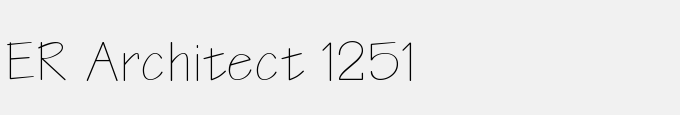 ER Architect 1251
