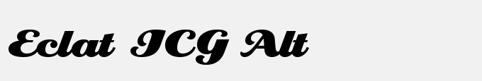 Eclat ICG Alt