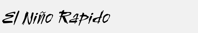 El Ni&ntilde;o Rapido