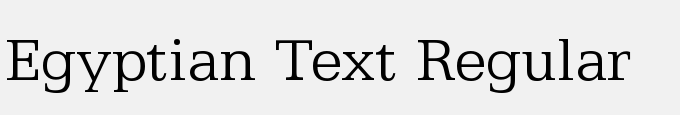 Egyptian Text Regular
