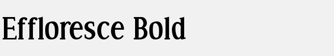 Effloresce Bold