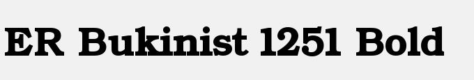 ER Bukinist 1251 Bold