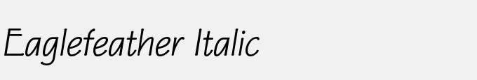 Eaglefeather-Italic
