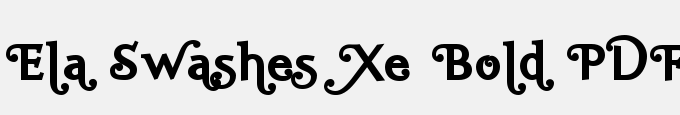 Ela Swashes Xe Bold PDF