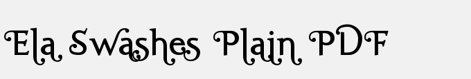 Ela Swashes Plain PDF