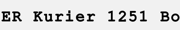 ER Kurier 1251 Bold