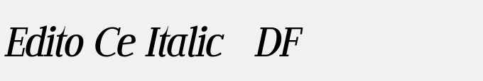 Edito Ce Italic PDF