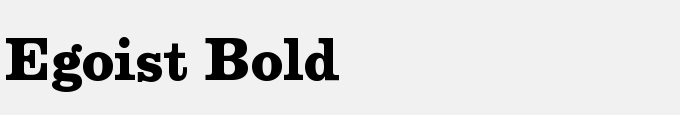 Egoist-Bold