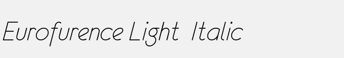 Eurofurence Light Italic