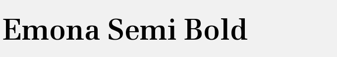 Emona Semi Bold