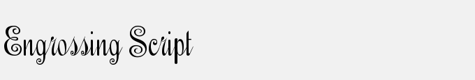 Engrossing Script