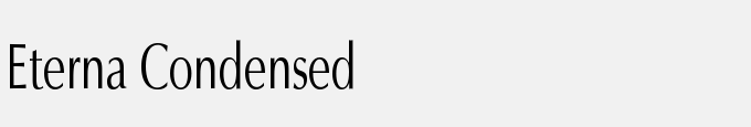 Eterna Condensed