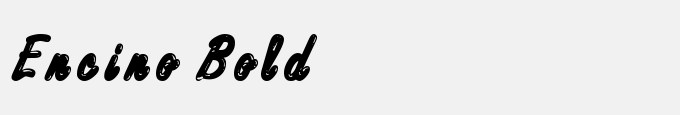Encino Bold
