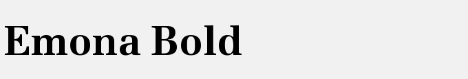 Emona Bold
