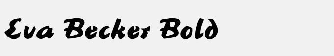 Eva Becker Bold