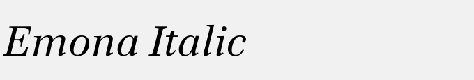 Emona Italic