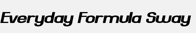 Everyday Formula Sway