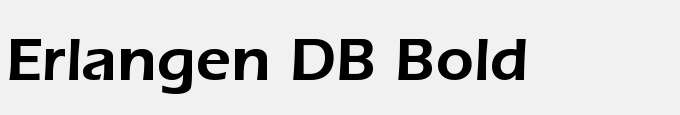 Erlangen DB Bold