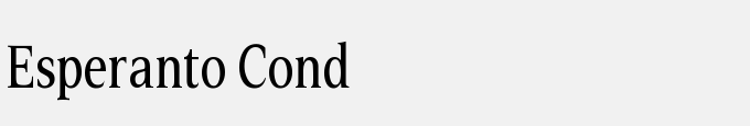 Esperanto Cond