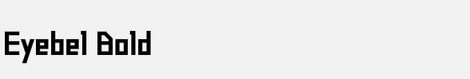 Eyebel Bold