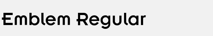 Emblem Regular