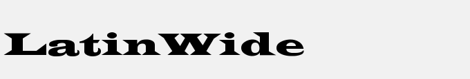 Latin-Wide