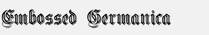 Embossed Germanica