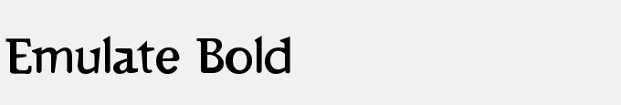 Emulate Bold