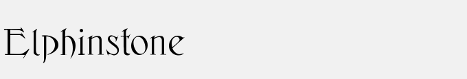 Elphinstone!"