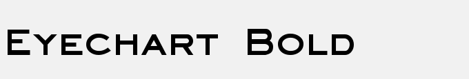 Eyechart Bold