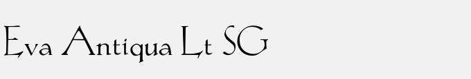Eva Antiqua Lt SG