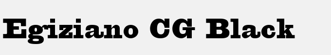 Egiziano CG Black