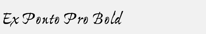 Ex Ponto Pro Bold