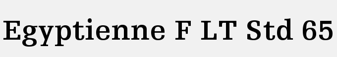 Egyptienne F LT Std 65 Bold