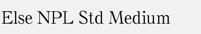 Else NPL Std Medium