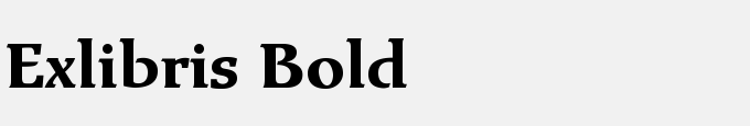 Exlibris Bold