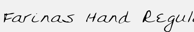 Farinas Hand Regular