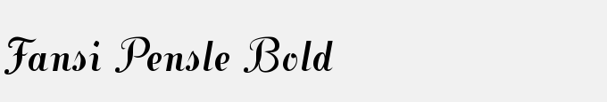 Fansi Pensle Bold