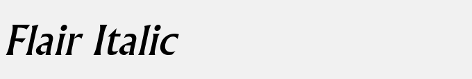 Flair Italic