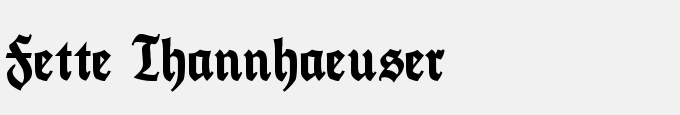 Fette Thannhaeuser