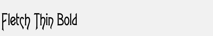 Fletch Thin Bold